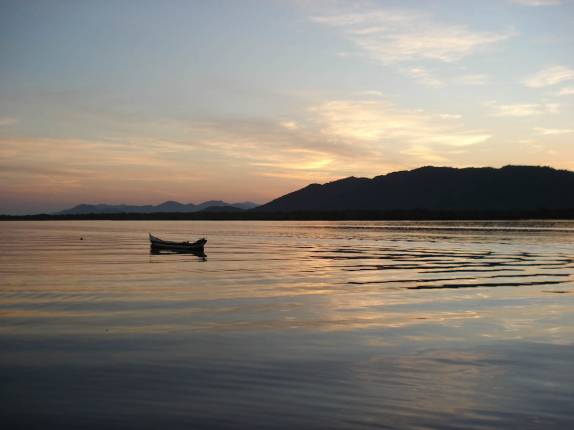 Fim de tarde no Marujá, na Ilha do Cardoso - SP